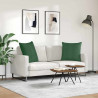 Poduszki na sofę 2 pcs Ciemna zieleń 80 x 80 cm