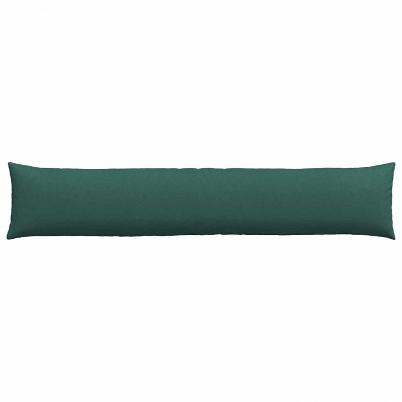 Poduszki na sofę 2 pcs Ciemna zieleń 200 x 40 cm tkanina