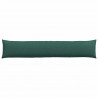 Poduszki na sofę 2 pcs Ciemna zieleń 200 x 40 cm tkanina