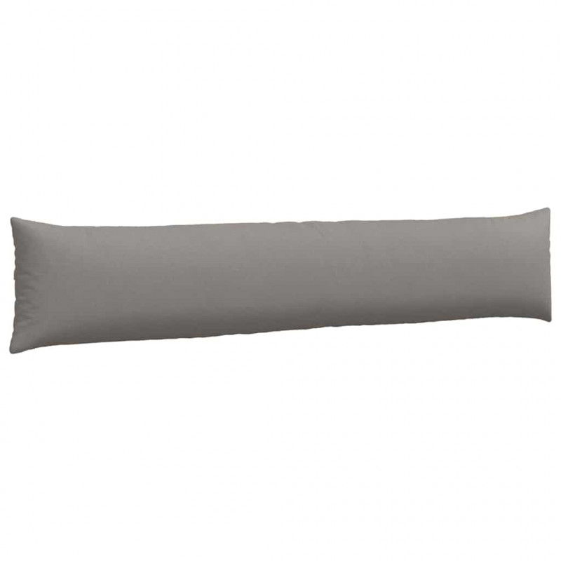 Poduszki na sofę 2 pcs Ciemnoszary 200 x 40 cm tkanina