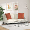 Poduszki na sofę 2 pcs Czerwono-pomarańczowy 80 x 80 cm