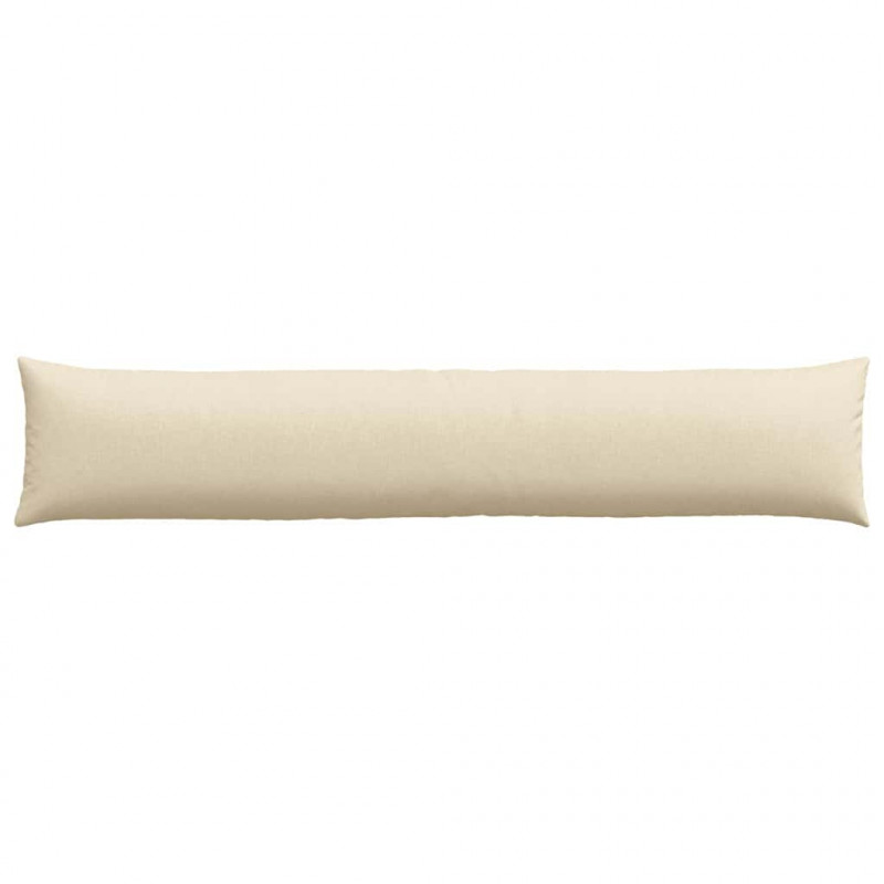 Poduszki na sofę 2 pcs Kremowy 200 x 40 cm tkanina