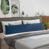 Poduszki na sofę 2 pcs Niebieski 200 x 40 cm tkanina