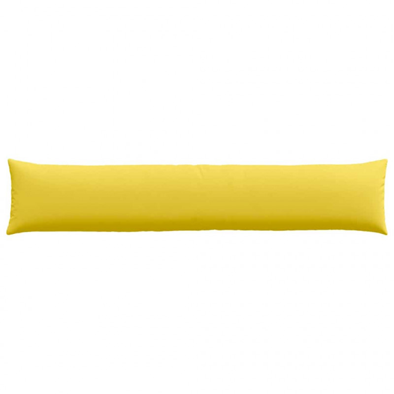 Poduszki na sofę 2 pcs Jasnożółty 200 x 40 cm tkanina