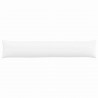 Poduszki na sofę 2 pcs Biały 200 x 40 cm tkanina