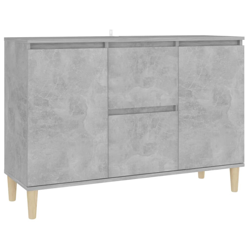 Szafka, szarość betonu, 101x35x70 cm, materiał drewnopochodny