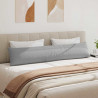 Poduszki na sofę 2 pcs Szary chmur 200 x 40 cm tkanina