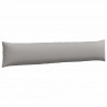 Poduszki na sofę 2 pcs Szary chmur 200 x 40 cm tkanina