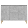 Szafka, szarość betonu, 101x35x70 cm, materiał drewnopochodny