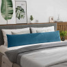 Poduszki na sofę 2 pcs Niebieski 200 x 40 cm Tkanina sztruksowa