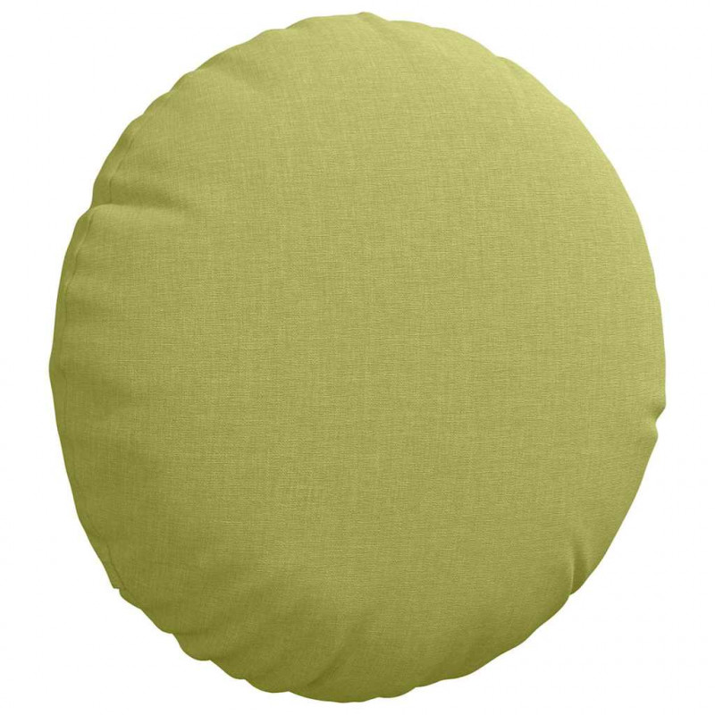 Poduszki na siedziska 2 pcs Jasnozielony Ø30 x 13 cm tkanina