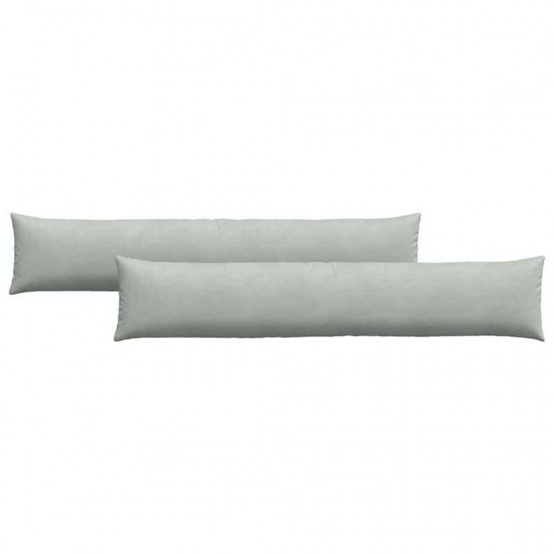 Poduszki na sofę 2 pcs Jasnoszary 200 x 40 cm