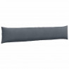 Poduszki na sofę 2 pcs Ciemnoszary 200 x 40 cm