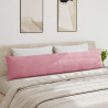 Poduszki na sofę 2 pcs Różowy 200 x 40 cm Tkanina sztruksowa