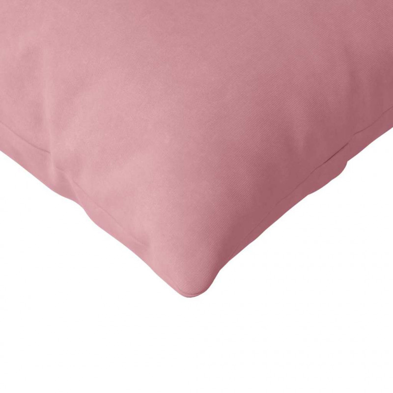 Poduszki na sofę 2 pcs Różowy 200 x 40 cm Tkanina sztruksowa