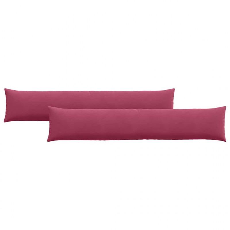 Poduszki na sofę 2 pcs Czerwone wino 200 x 40 cm