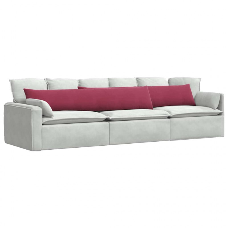 Poduszki na sofę 2 pcs Czerwone wino 200 x 40 cm