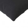 Poduszki na sofę 2 pcs Czarny 200 x 40 cm Tkanina sztruksowa