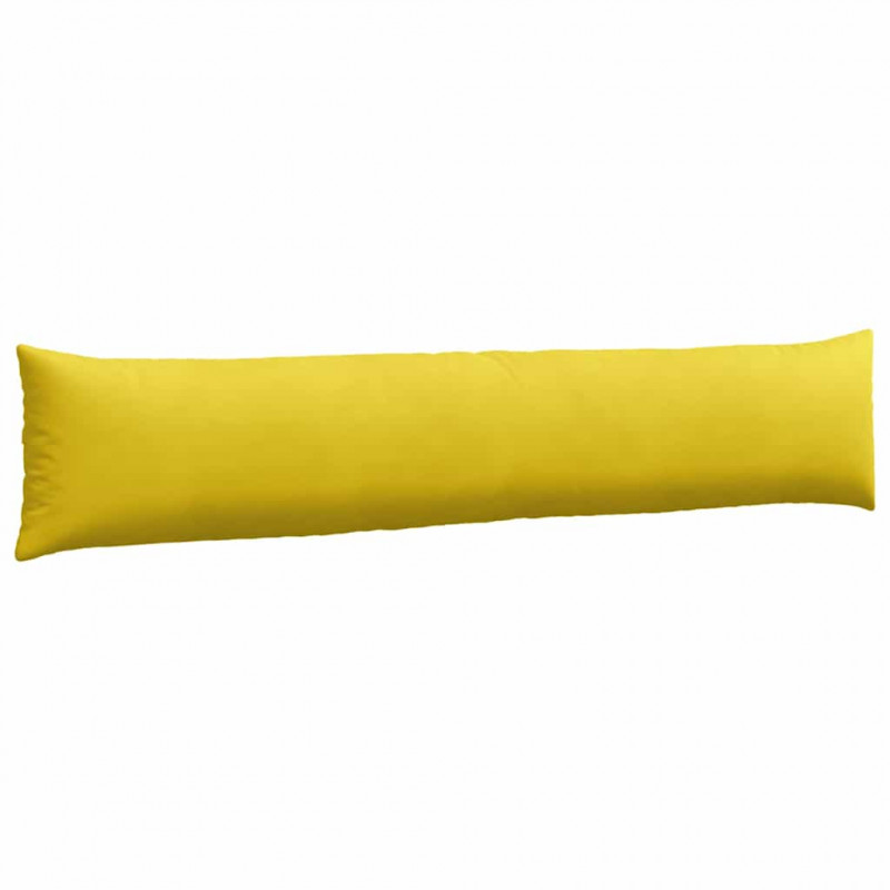 Poduszki na sofę 2 pcs Żółty 200 x 40 cm Tkanina sztruksowa