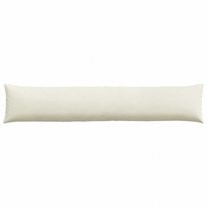 Poduszki na sofę 2 pcs Kremowy 200 x 40 cm Tkanina sztruksowa