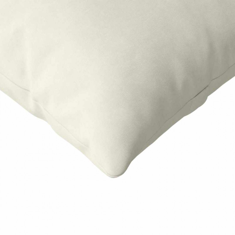 Poduszki na sofę 2 pcs Kremowy 200 x 40 cm Tkanina sztruksowa