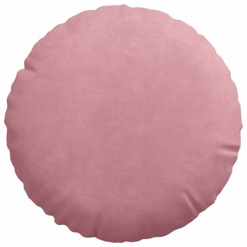 Poduszki na siedziska 2 pcs Różowy Ø 40 x 13 cm Aksamit