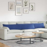 Poduszki na sofę 2 pcs Niebieski policyjny 200 x 40 cm