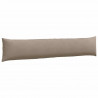 Poduszki na sofę 2 pcs Ciemnoszary 200 x 40 cm tkanina
