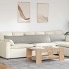 Poduszki na sofę 2 pcs Jasnoszary 200 x 40 cm tkanina