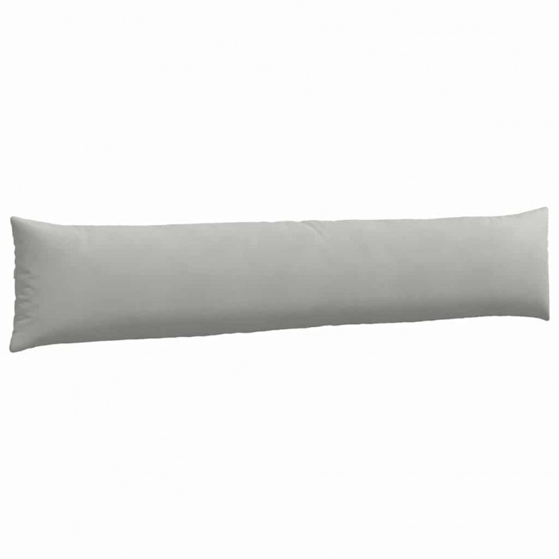 Poduszki na sofę 2 pcs Jasnoszary 200 x 40 cm tkanina