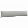 Poduszki na sofę 2 pcs Jasnoszary 200 x 40 cm tkanina
