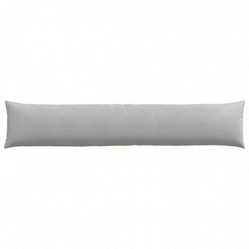 Poduszki na sofę 2 pcs Jasnoszary 200 x 40 cm tkanina
