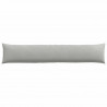 Poduszki na sofę 2 pcs Jasnoszary 200 x 40 cm tkanina