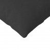 Poduszki na sofę 2 pcs Czarny 200 x 40 cm tkanina