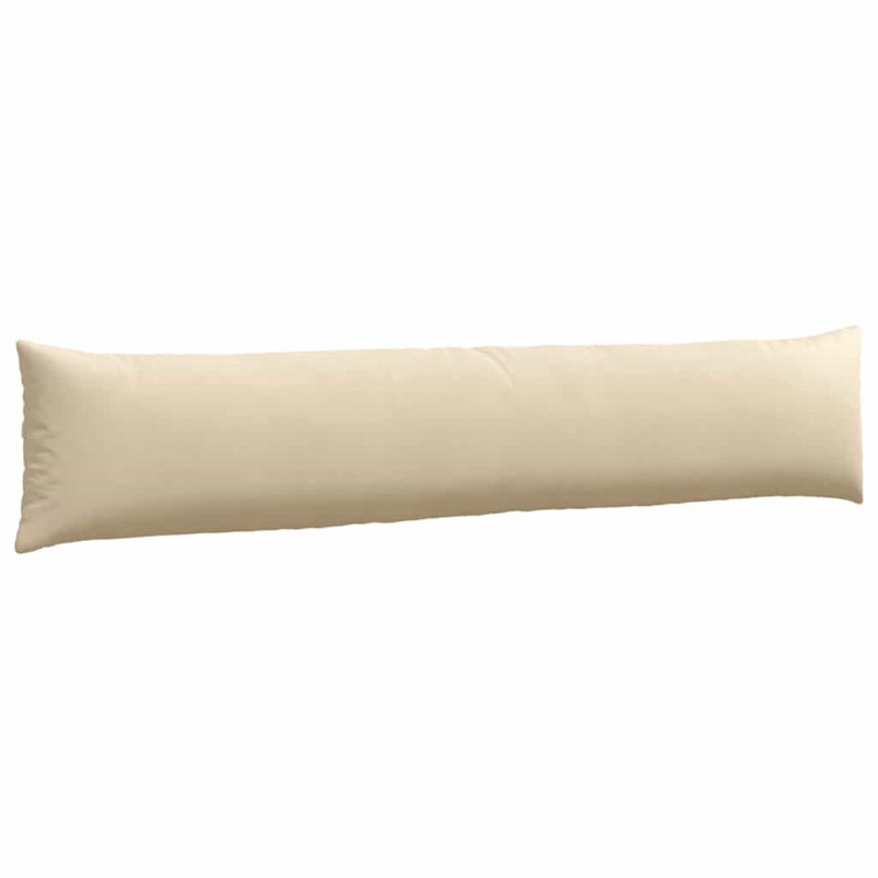 Poduszki na sofę 2 pcs Kremowy 200 x 40 cm tkanina