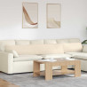Poduszki na sofę 2 pcs Beżowy 200 x 40 cm tkanina