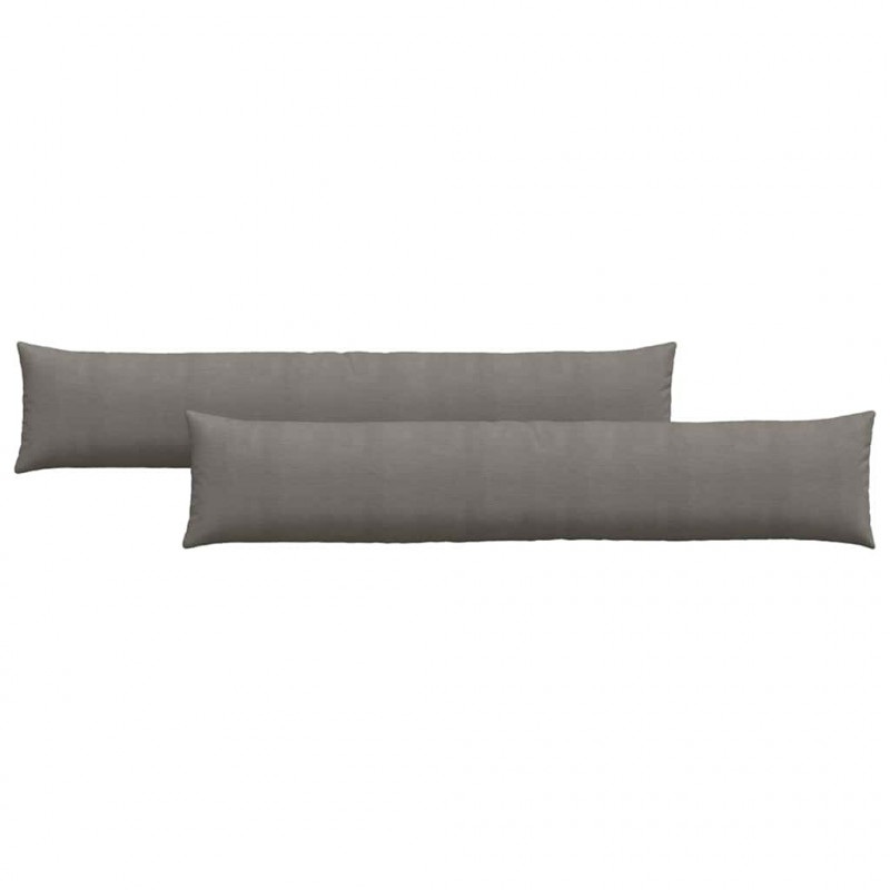 Poduszki na sofę 2 pcs Jasnoszary 200 x 40 cm