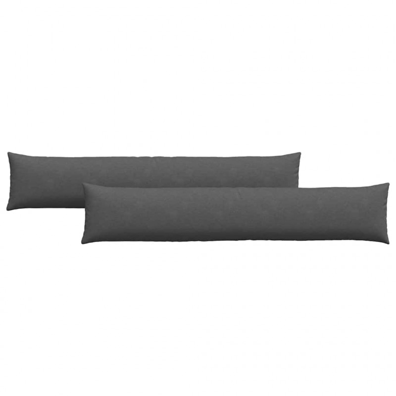 Poduszki na sofę 2 pcs Ciemnoszary 200 x 40 cm
