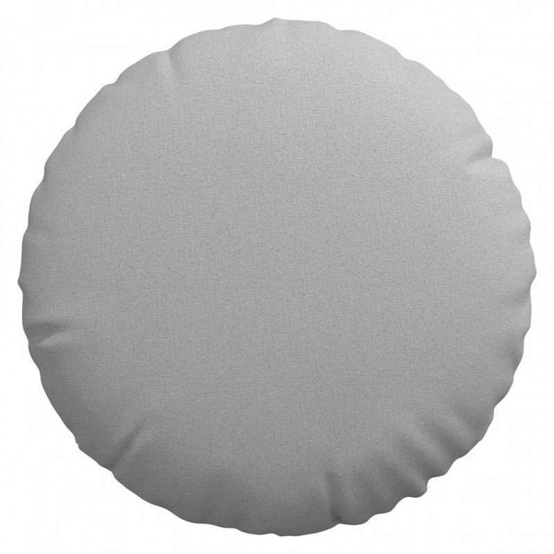 Poduszki na siedziska 2 pcs Szary chmur Ø60 x 21 cm tkanina