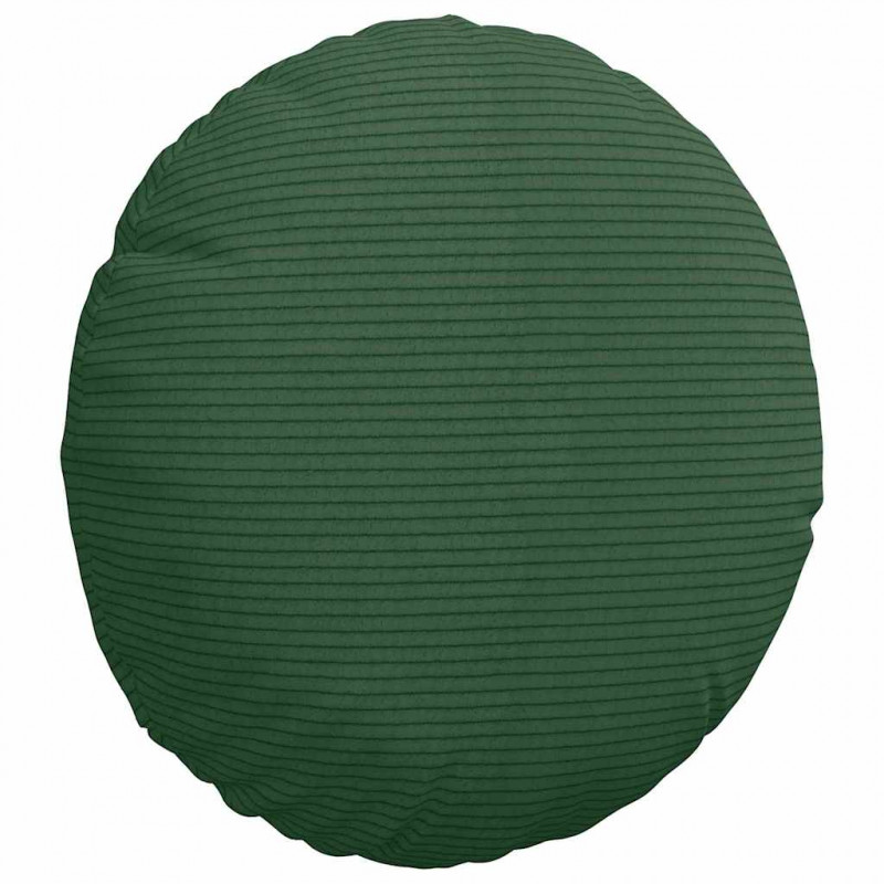 Poduszki na siedziska 2 pcs Ciemna zieleń Ø 30 cm