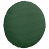 Poduszki na siedziska 2 pcs Ciemna zieleń Ø 30 cm