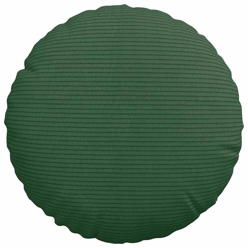 Poduszki na siedziska 2 pcs Ciemna zieleń Ø 30 cm