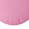 Poduszki na siedziska 2 pcs Różowy Ø60 x 21 cm tkanina