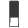 Szafka, czarna, 68,5x38,5x107 cm, stal