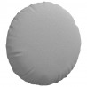Poduszki na siedziska 2 pcs Szary chmur Ø40 x 13 cm tkanina