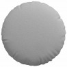 Poduszki na siedziska 2 pcs Szary chmur Ø40 x 13 cm tkanina