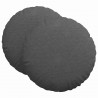 Poduszki na siedziska 2 pcs Ciemnoszary Ø 60 cm