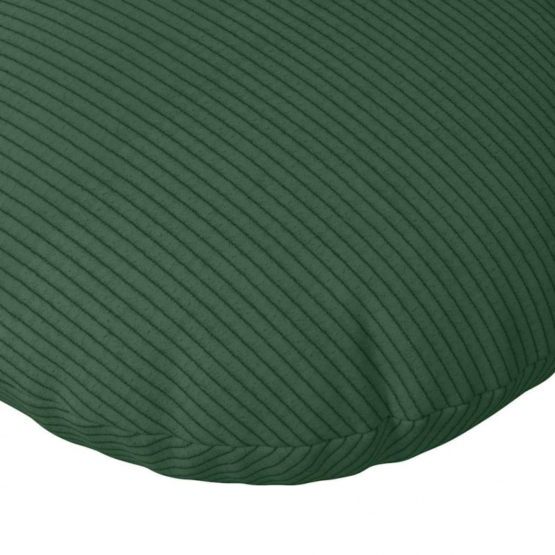 Poduszki na siedziska 2 pcs Ciemna zieleń Ø 60 cm