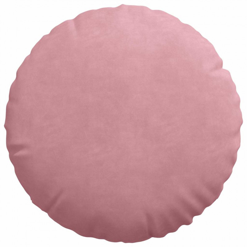 Poduszki na siedziska 2 pcs Różowy Ø 40 x 13 cm Aksamit