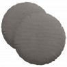 Poduszki na siedziska 2 pcs Jasnoszary Ø 40 cm